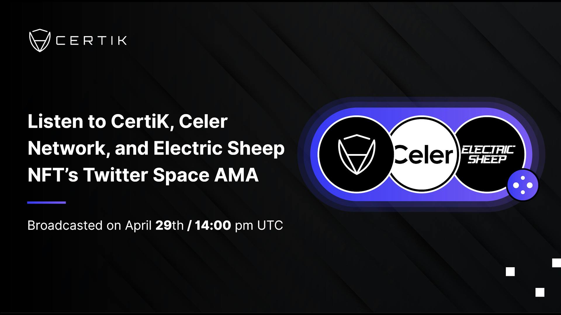 CertiK's Listen & Learn - Celer Network & Electric Sheep NFT